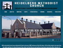 Tablet Screenshot of heidelbergmethodist.co.za